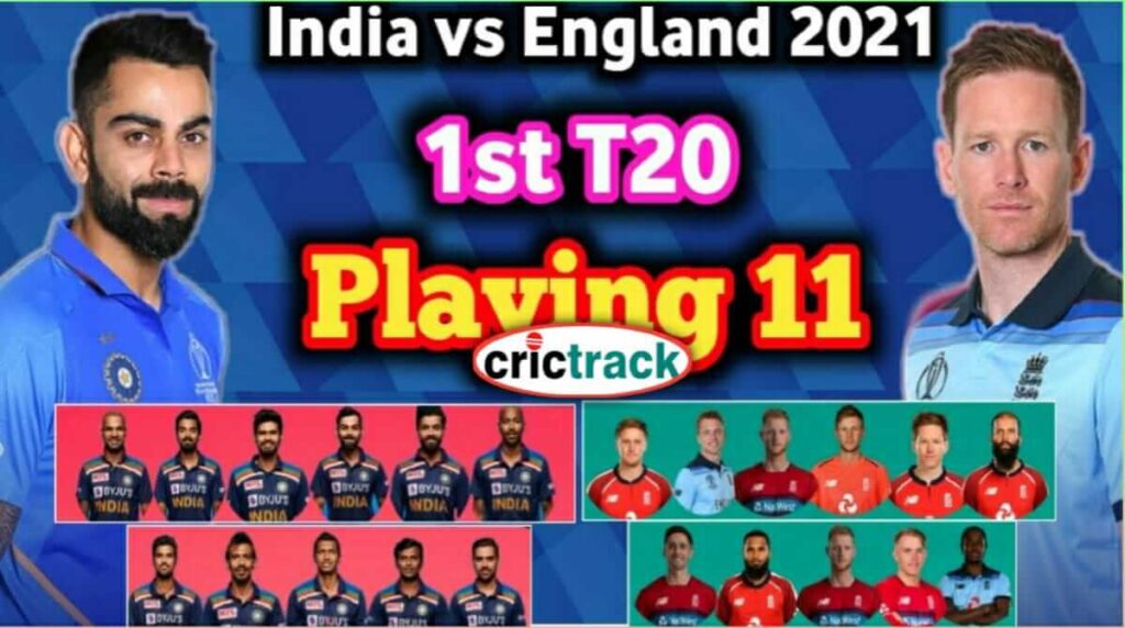 इंडिया और इंग्लैंड के बीच होने वाले पहले टी-20 मुकाबले में टीम इंडिया की प्लेइंग इलेवन कुछ इस प्रकार हो सकती है।- Crictrack