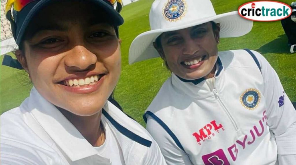 महिला क्रिकेटर स्नेह राणा ने अपने पहले टेस्ट मुकाबले में रचा इतिहास sneh rana makes history